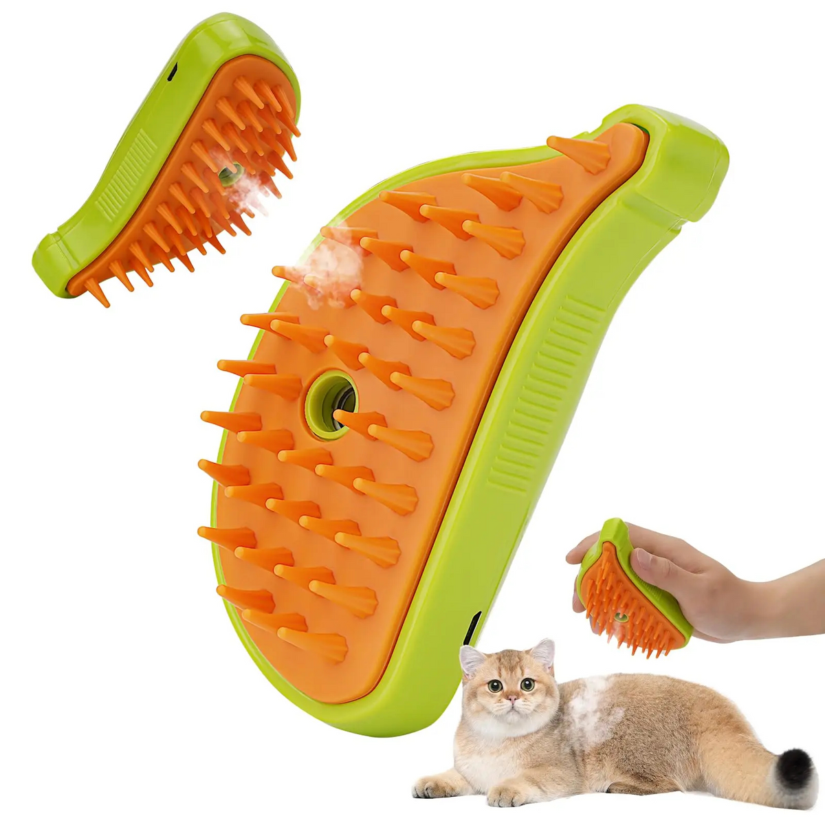 Self-Cleaning Slicker Brush