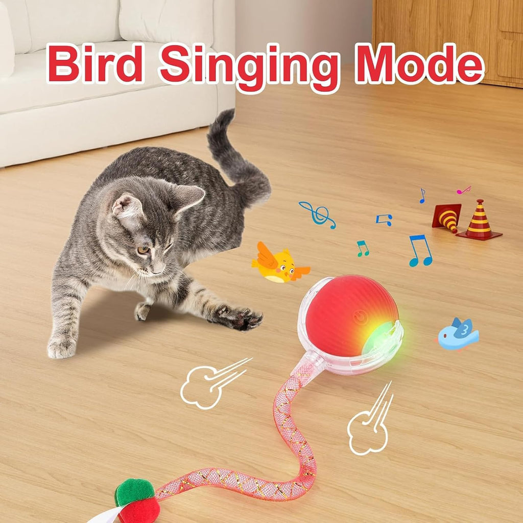 HuntMode 2-Pack Rechargeable Interactive Cat Balls