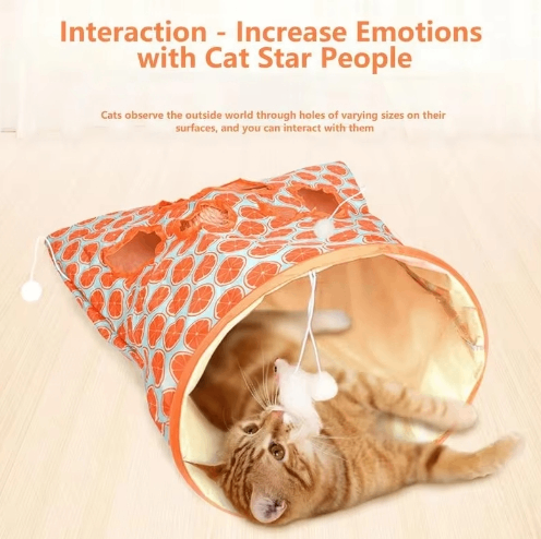 Foldable Cat Play Tunnel — main product view