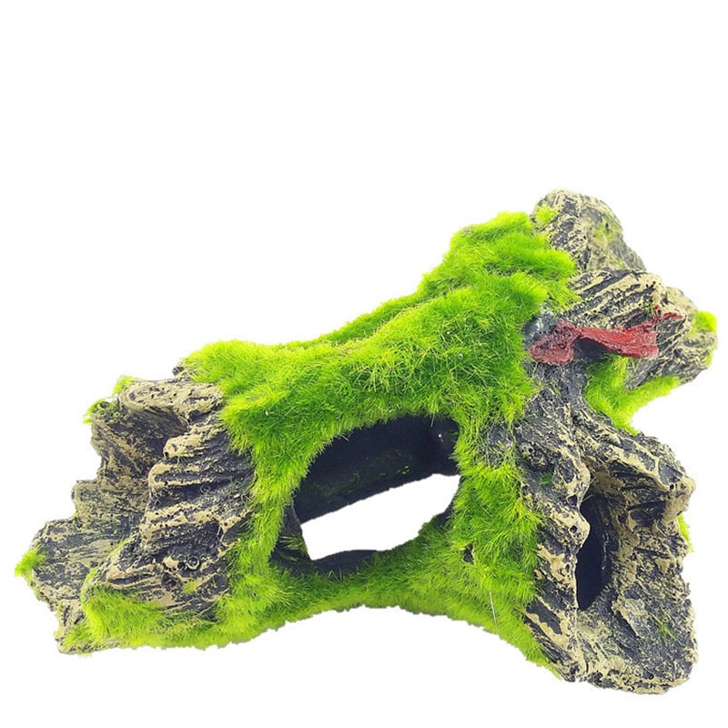 Natural-Look Resin Aquarium Driftwood Decor