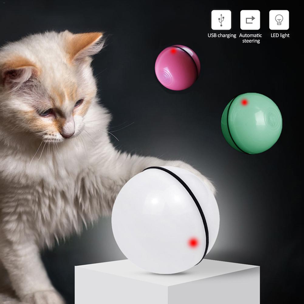 Rechargeable Rolling LED Cat Toy Ball