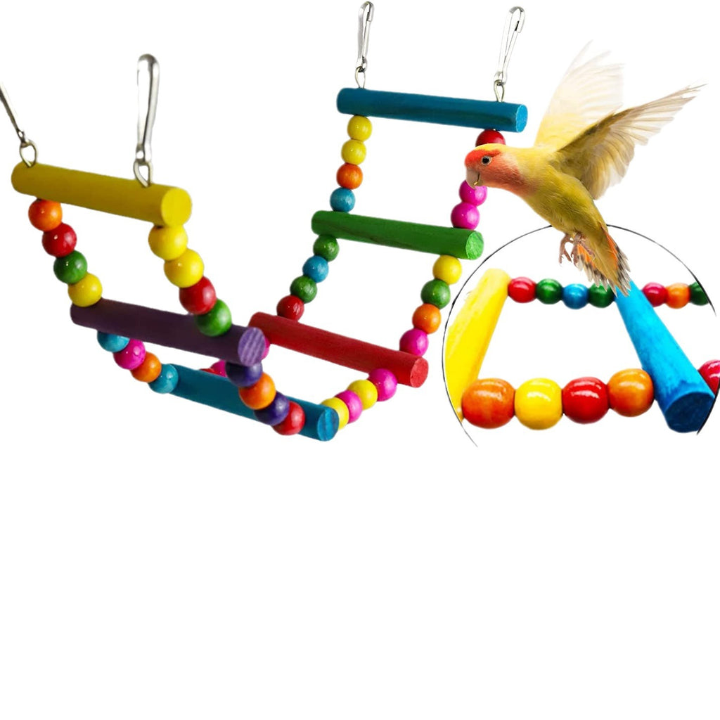 7-Piece Parrot Cage Toy Set