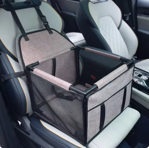Waterproof Dog Travel Seat & Lounge Mat in use