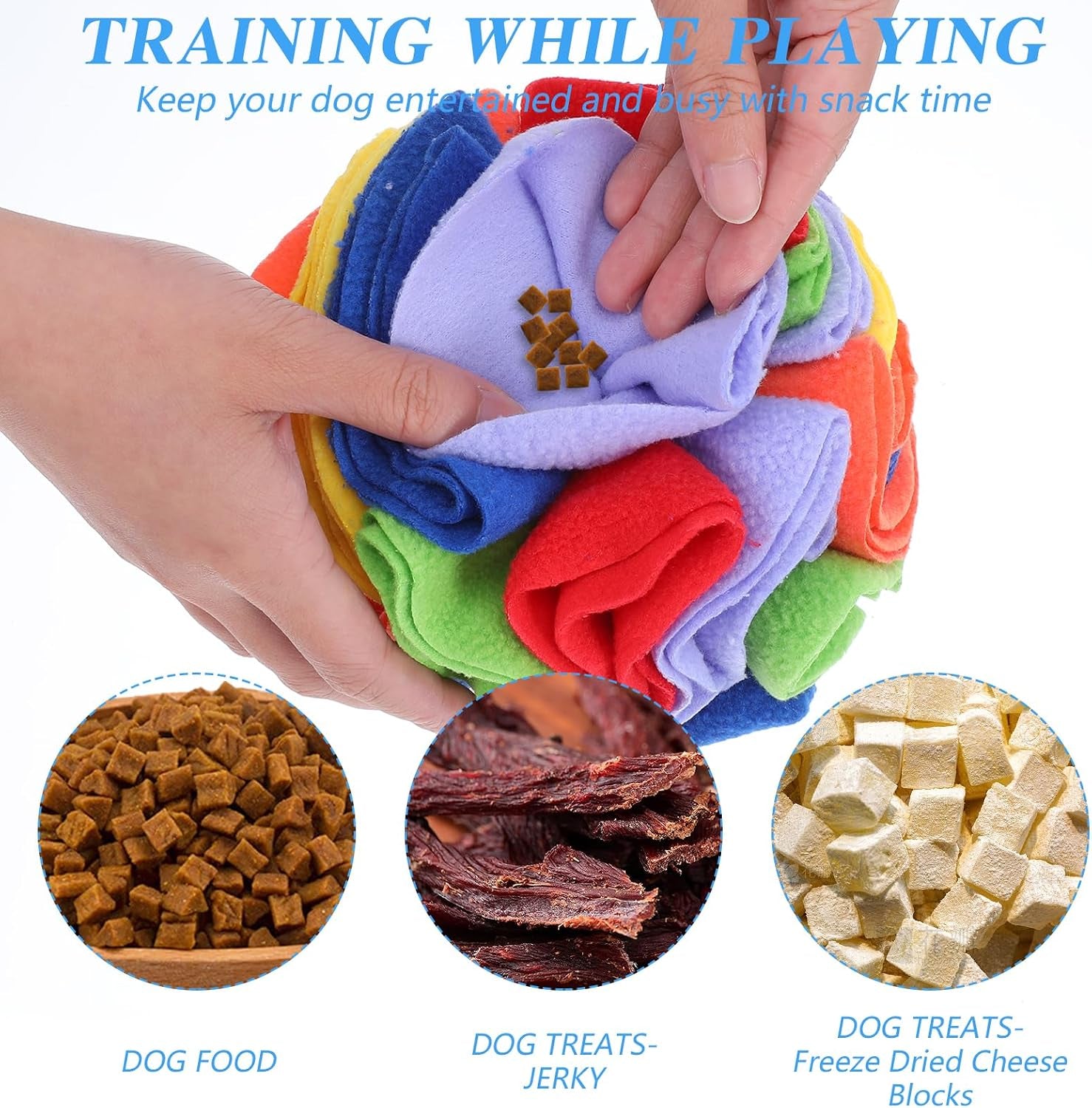 SniffSeek Treat Puzzle Ball 2-Pack