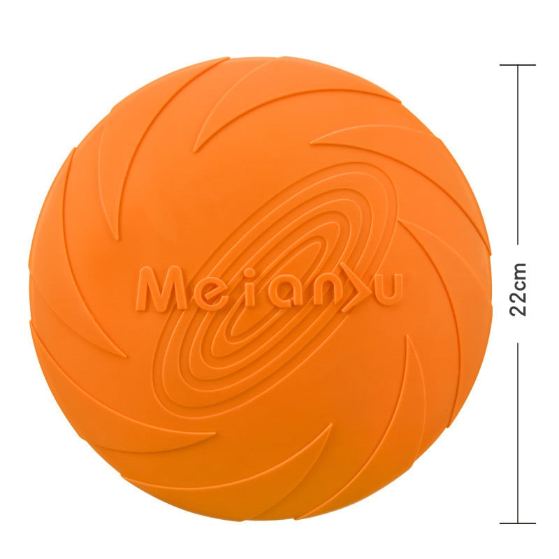 Floating Fetch & Chew Toy in use