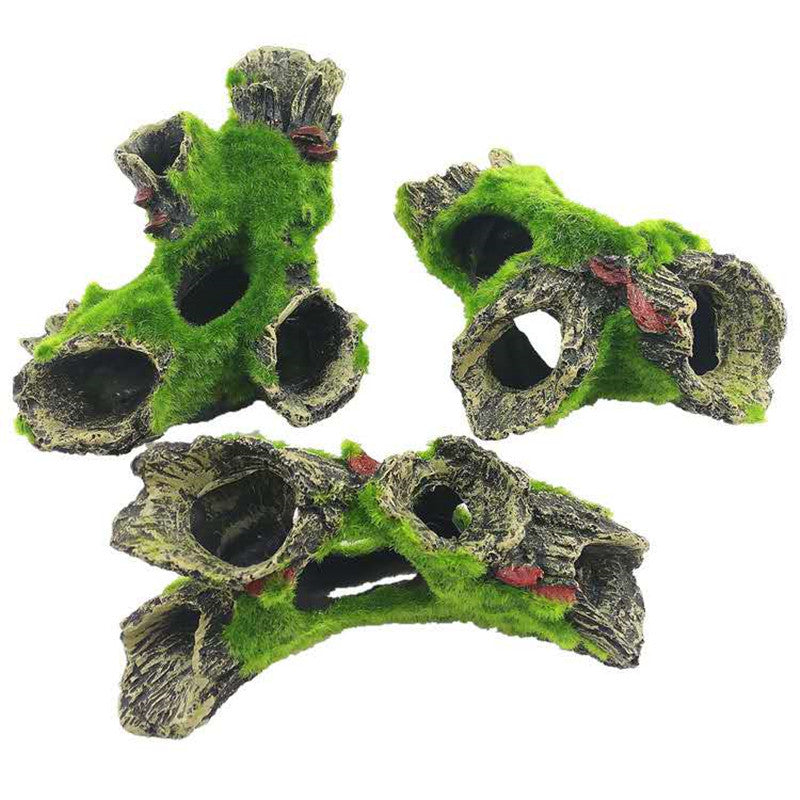 Natural-Look Resin Aquarium Driftwood Decor
