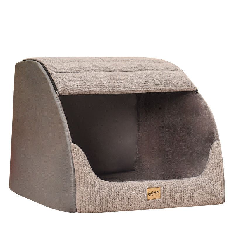 Washable Bolster Pet Bed
