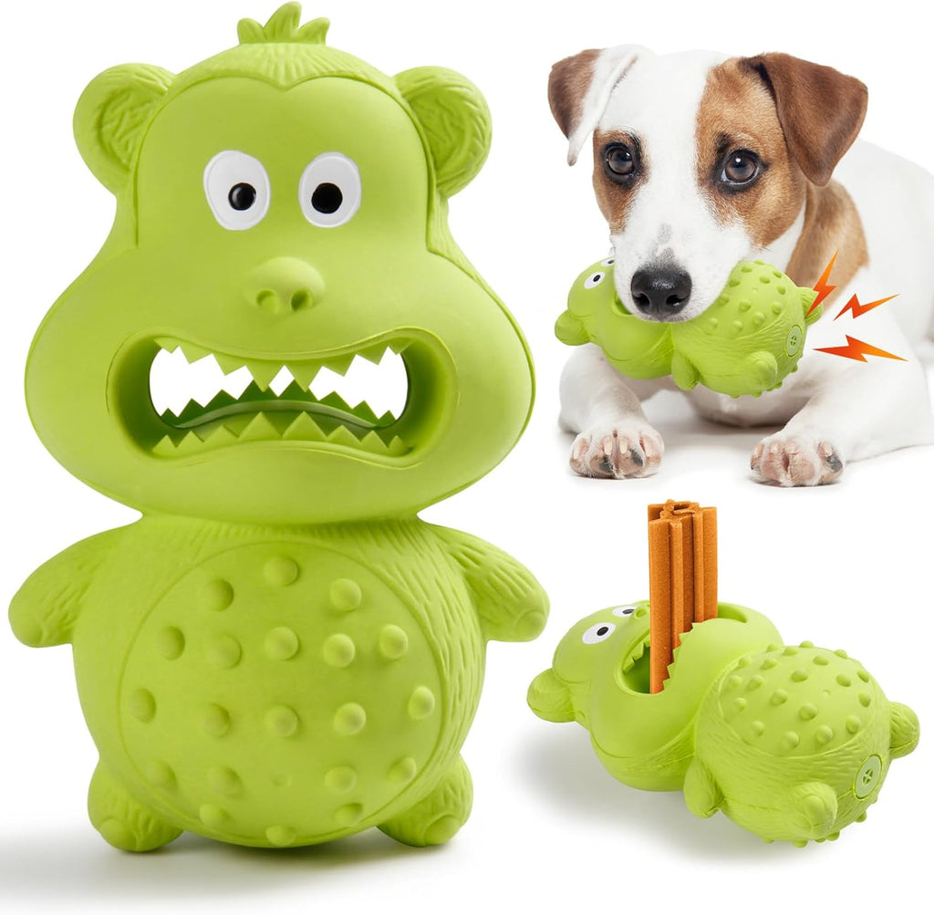 Natural Rubber Squeaky Chew Toy for Dogs