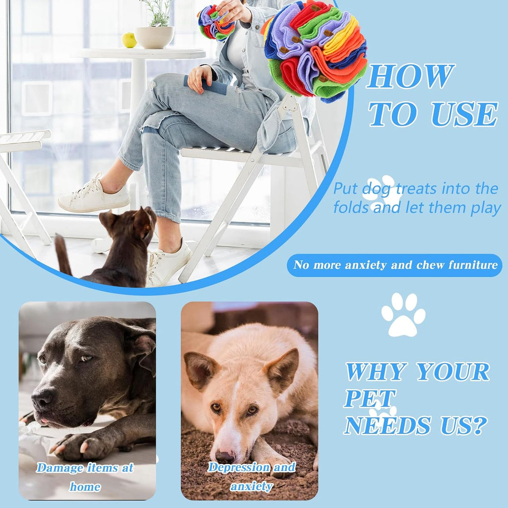 SniffSeek Treat Puzzle Ball 2-Pack