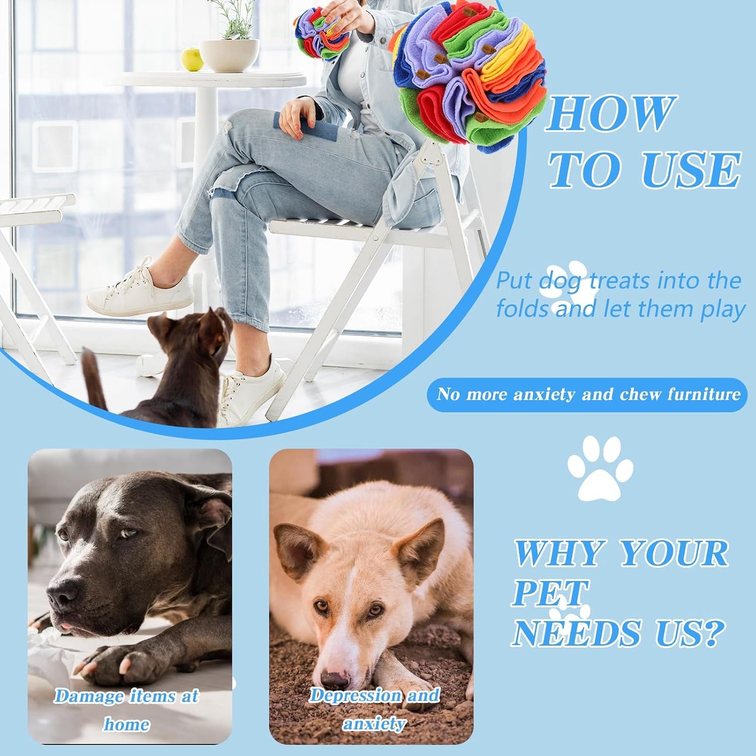 SniffSeek Treat Puzzle Ball 2-Pack