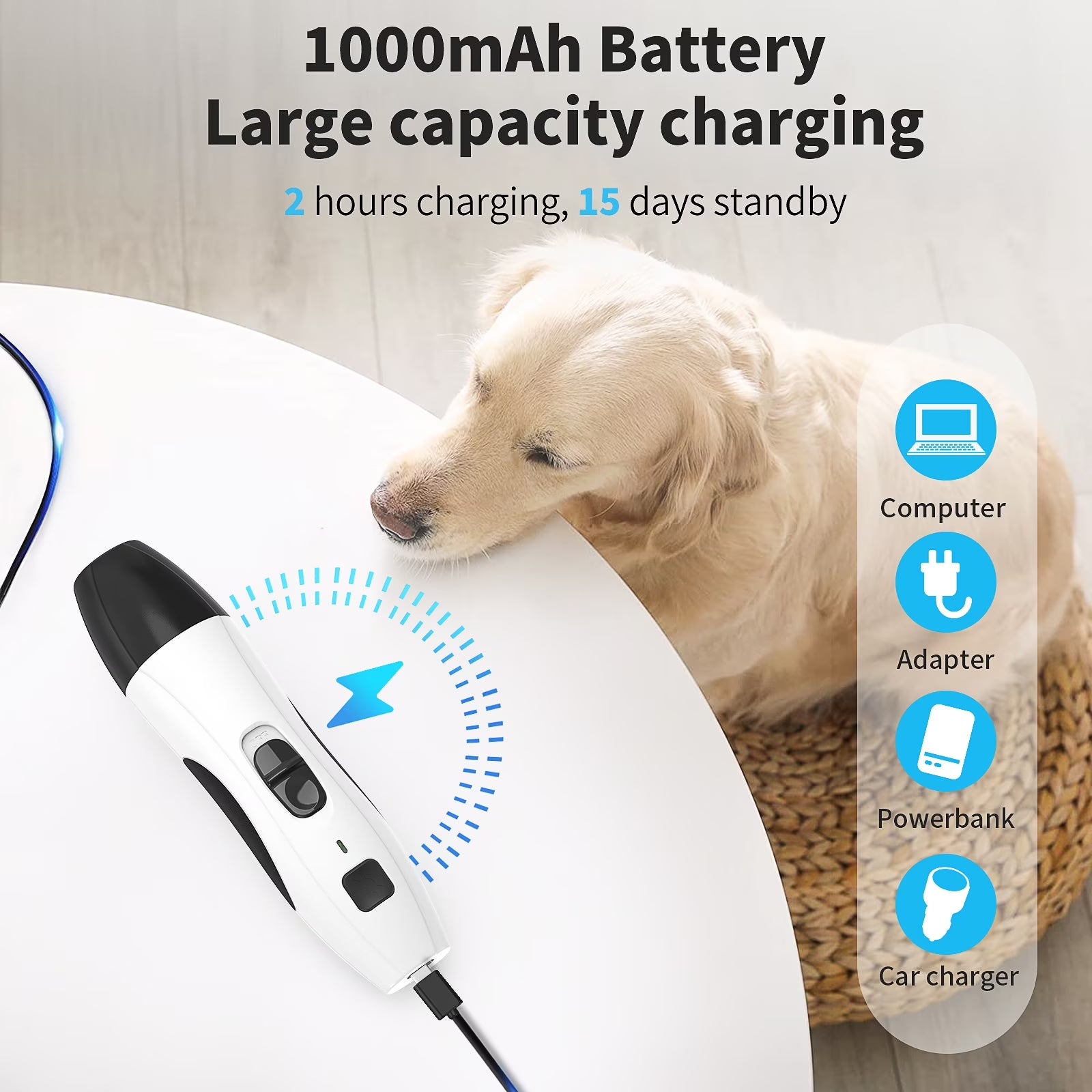 PawPerfect Rechargeable Pet Nail Grinder