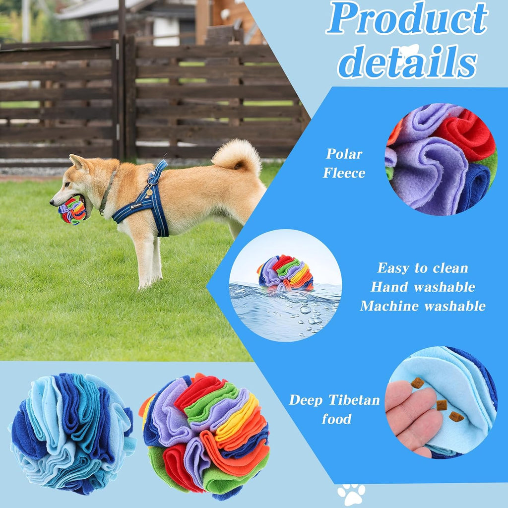 SniffSeek Treat Puzzle Ball 2-Pack