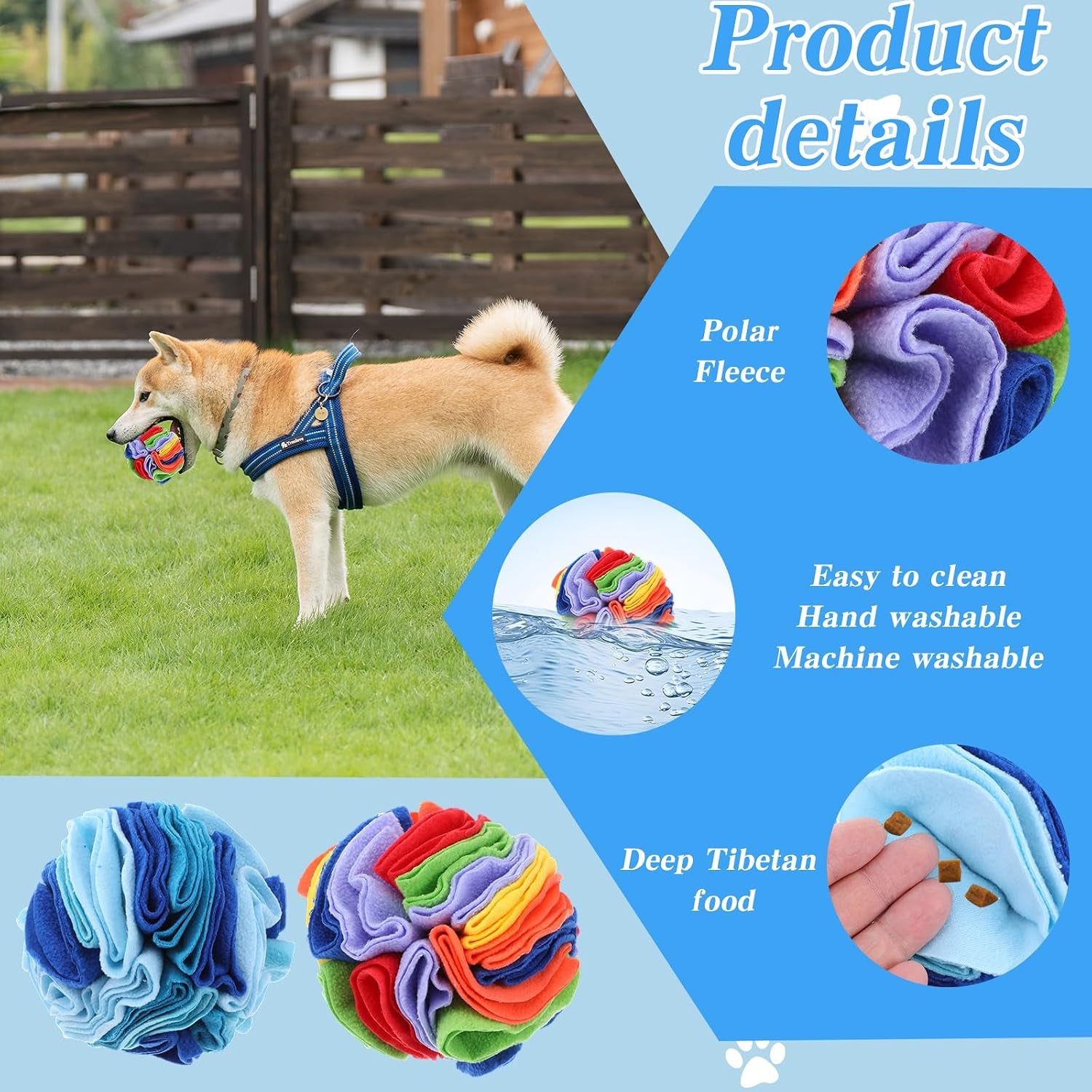 SniffSeek Treat Puzzle Ball 2-Pack