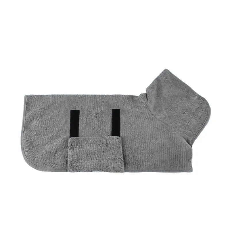 Quick-Dry Microfiber Pet Bathrobe in use