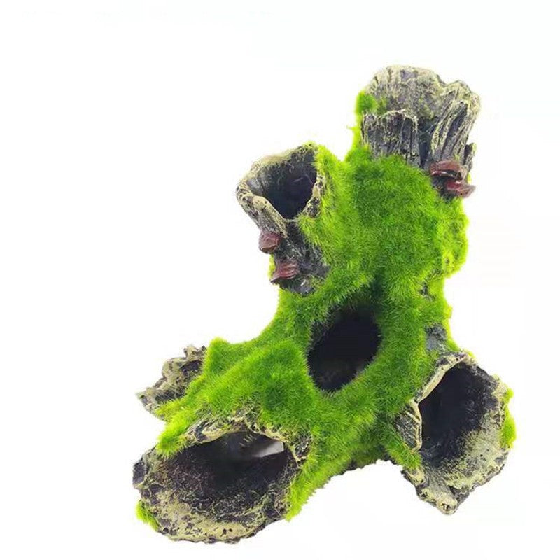 Natural-Look Resin Aquarium Driftwood Decor