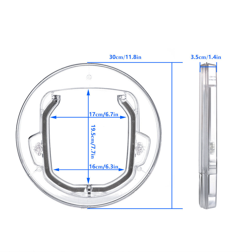 4-Way Locking Round Pet Door