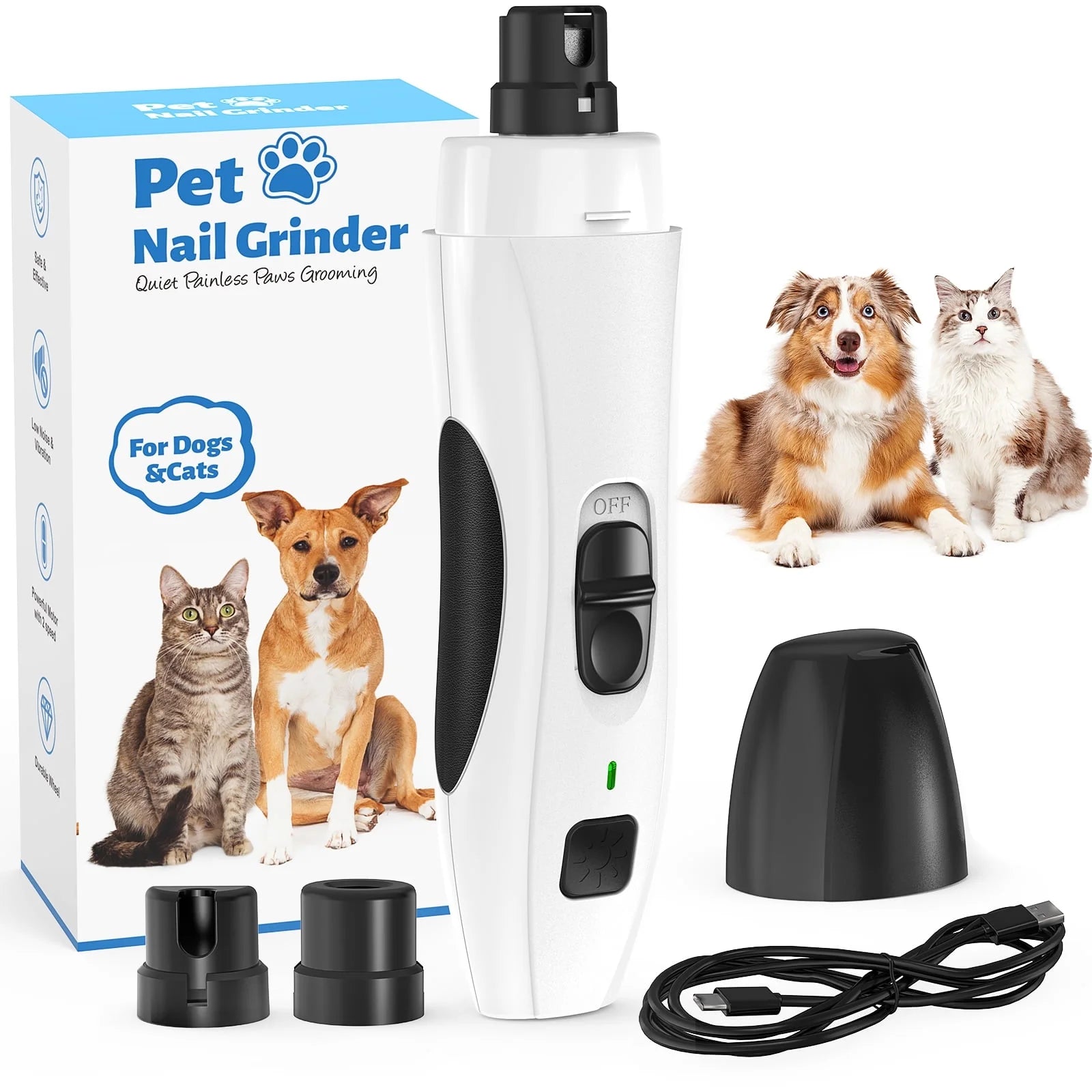 PawPerfect Rechargeable Pet Nail Grinder