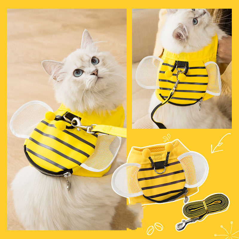 Adjustable Cat Harness & Leash Set