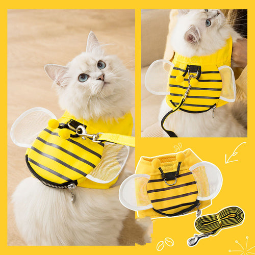 Adjustable Cat Harness & Leash Set