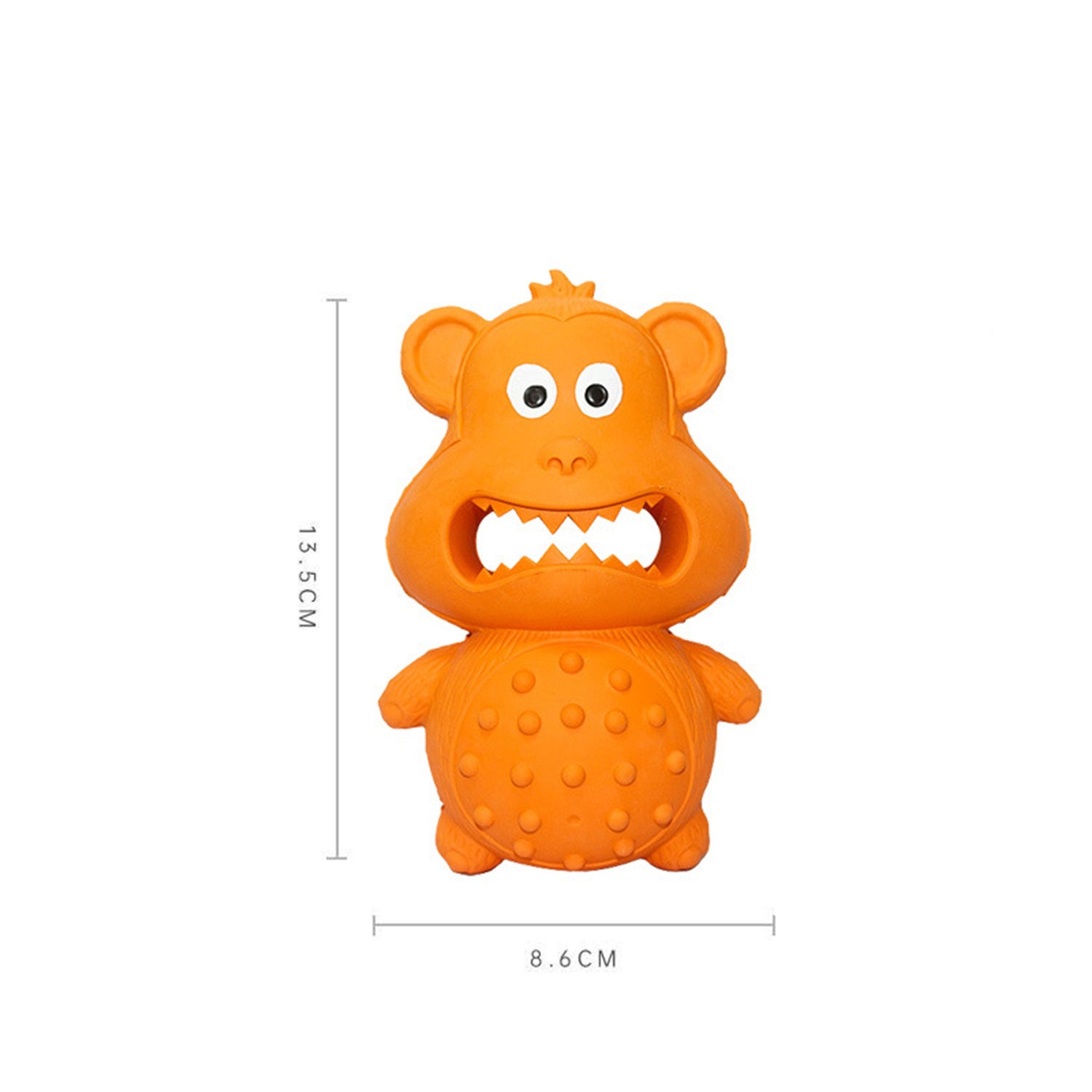 Natural Rubber Squeaky Chew Toy for Dogs