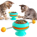 Rotating Catnip Suction-Cup Cat Toy